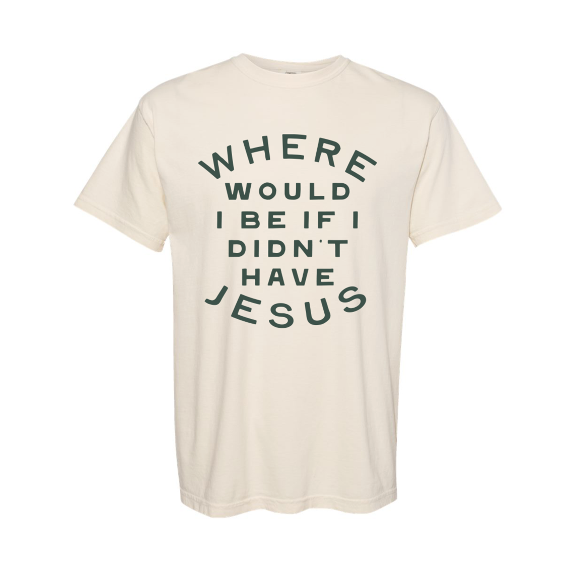 Where Would I Be Ivory Tee